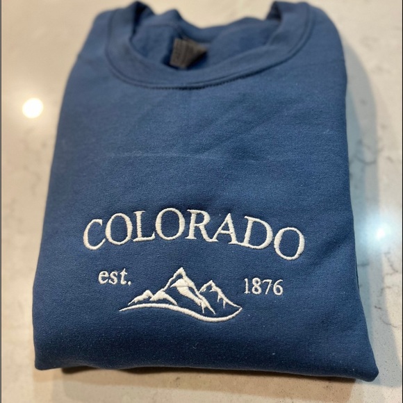 Embroidered Colorado Graphic Crewneck - Picture 2 of 5
